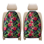 Exotic Hibiscus Flowers Pattern Print Car Seat Organizers