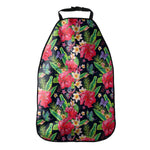 Exotic Hibiscus Flowers Pattern Print Car Seat Organizers