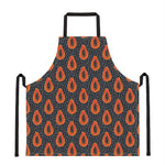 Exotic Papaya Pattern Print Apron