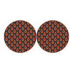 Exotic Papaya Pattern Print Car Coasters