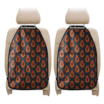 Exotic Papaya Pattern Print Car Seat Organizers