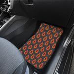 Exotic Papaya Pattern Print Front and Back Car Floor Mats