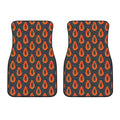 Exotic Papaya Pattern Print Front Car Floor Mats