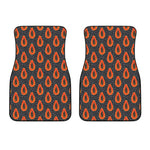 Exotic Papaya Pattern Print Front Car Floor Mats