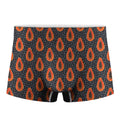 Exotic Papaya Pattern Print Men's Boxer Briefs