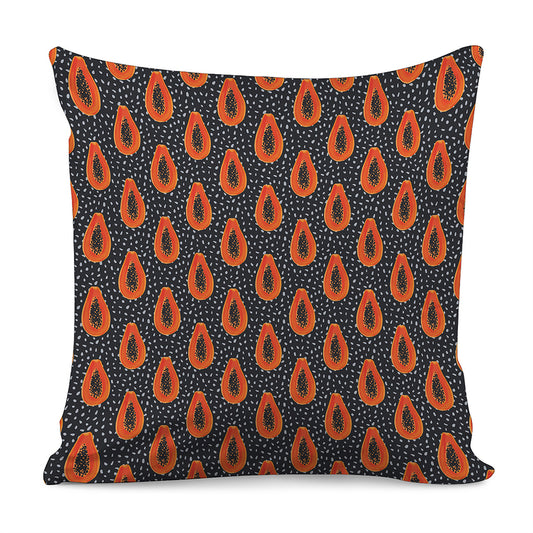 Exotic Papaya Pattern Print Pillow Cover