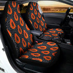Exotic Papaya Pattern Print Universal Fit Car Seat Covers