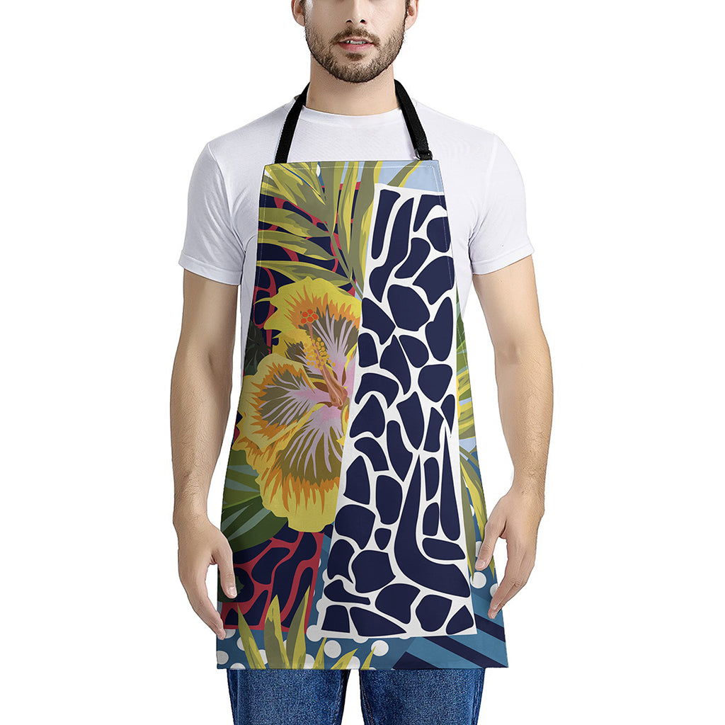 Exotic Patchwork Pattern Print Apron