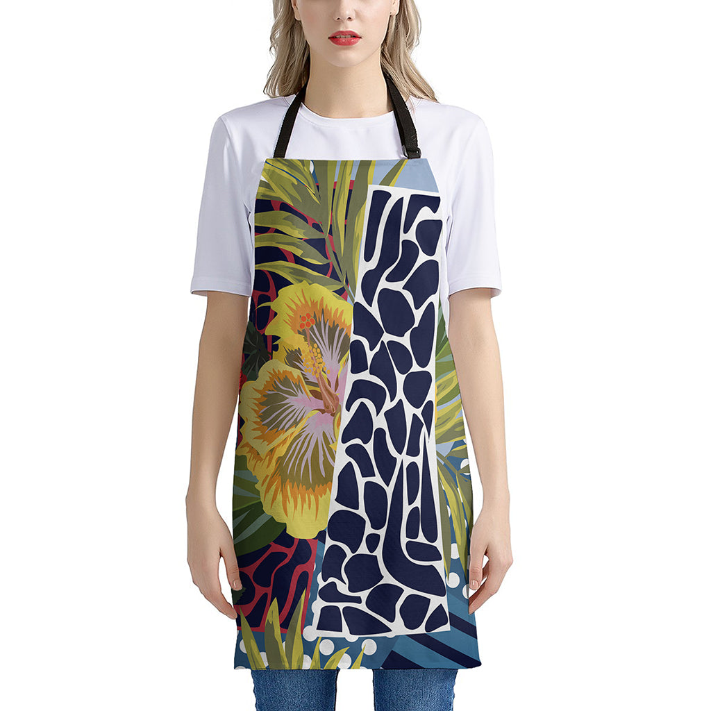 Exotic Patchwork Pattern Print Apron