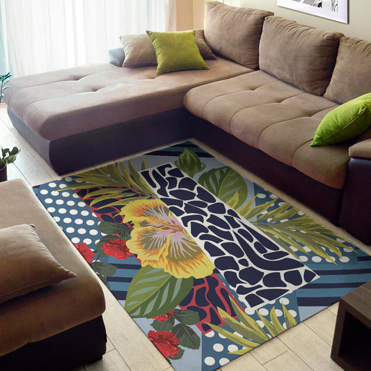 Exotic Patchwork Pattern Print Area Rug