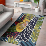 Exotic Patchwork Pattern Print Area Rug
