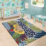 Exotic Patchwork Pattern Print Area Rug