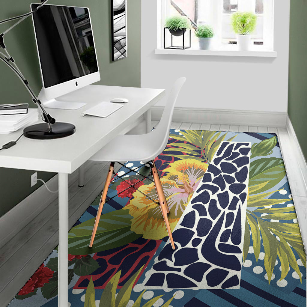Exotic Patchwork Pattern Print Area Rug