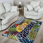 Exotic Patchwork Pattern Print Area Rug