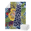 Exotic Patchwork Pattern Print Blanket