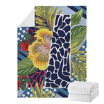 Exotic Patchwork Pattern Print Blanket