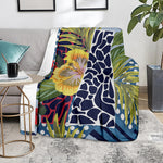 Exotic Patchwork Pattern Print Blanket