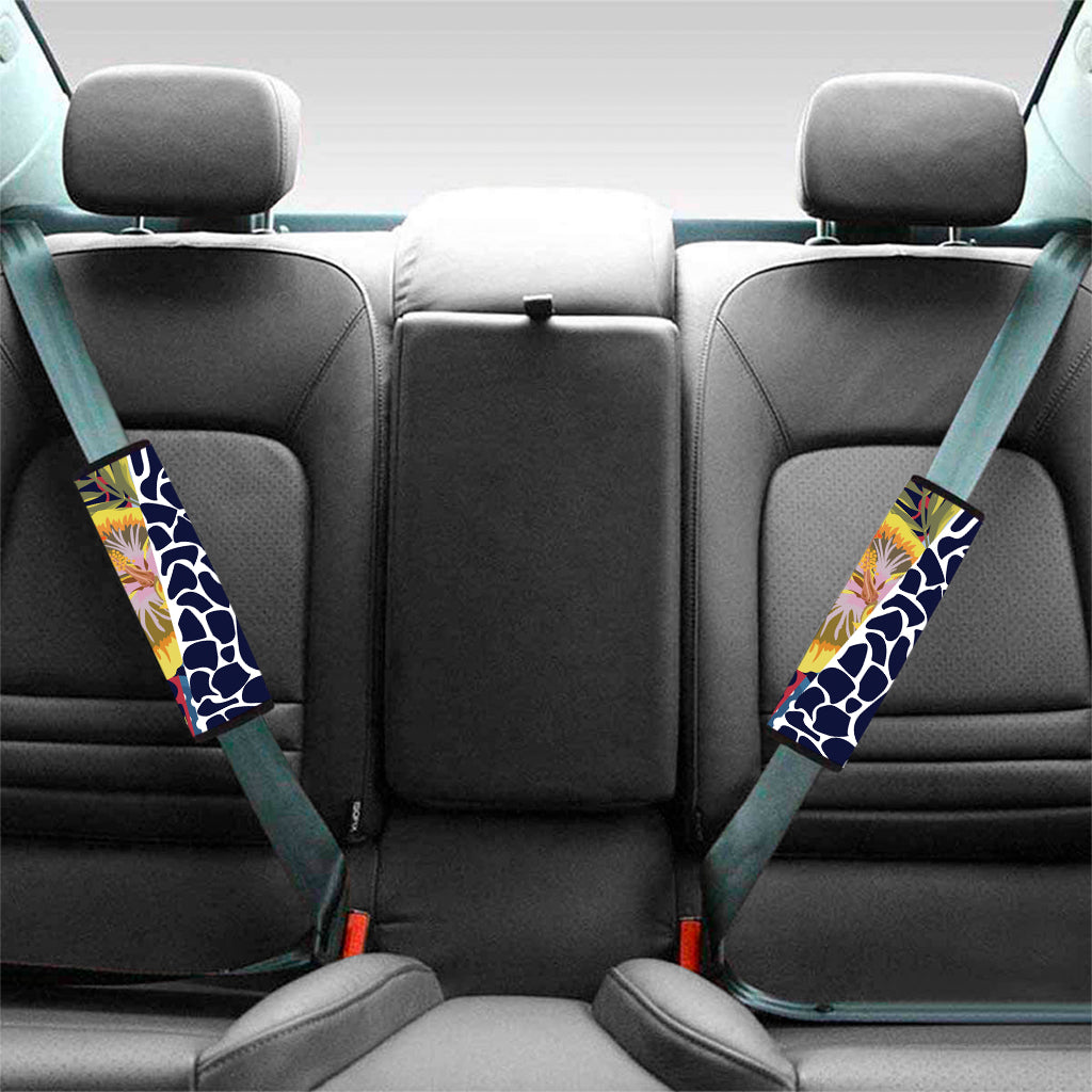 Exotic Patchwork Pattern Print Car Seat Belt Covers