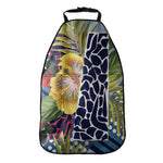 Exotic Patchwork Pattern Print Car Seat Organizers