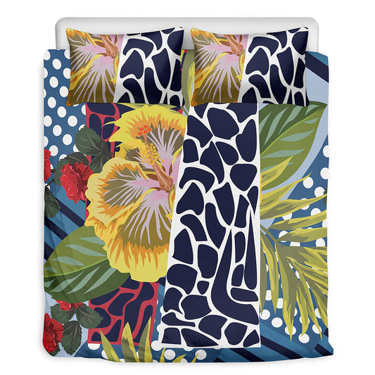 Exotic Patchwork Pattern Print Duvet Cover Bedding Set