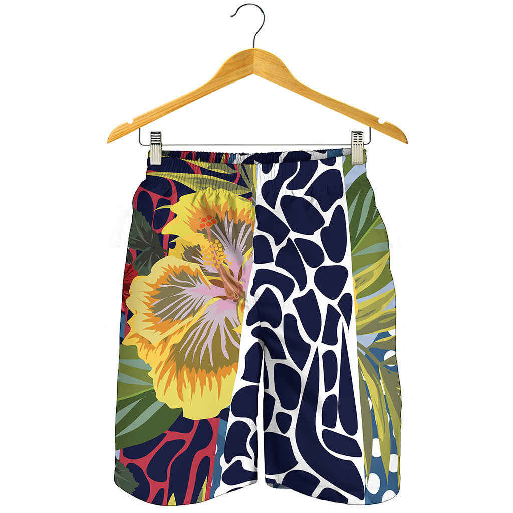 Exotic Patchwork Pattern Print Men's Shorts