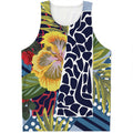 Exotic Patchwork Pattern Print Men's Tank Top