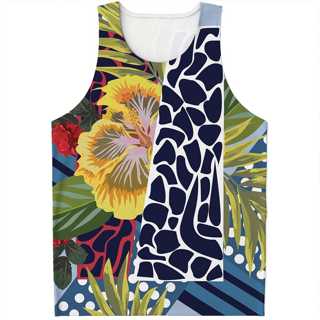 Exotic Patchwork Pattern Print Men's Tank Top