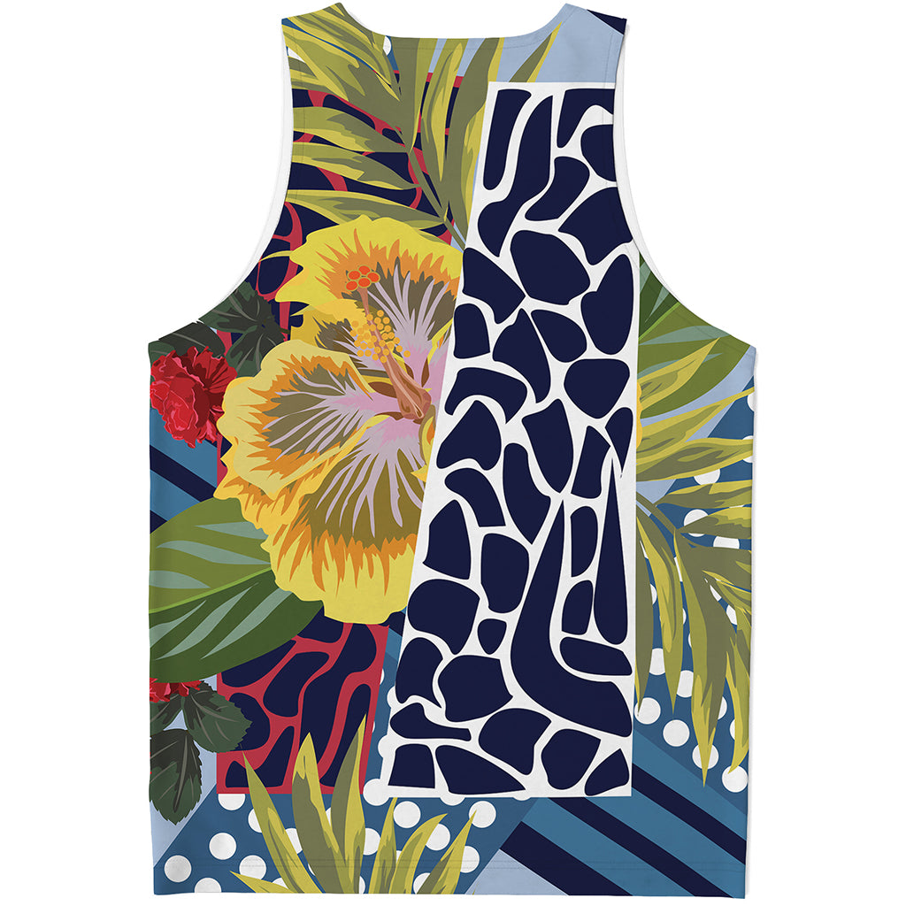 Exotic Patchwork Pattern Print Men's Tank Top