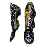 Exotic Patchwork Pattern Print Muay Thai Shin Guard