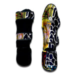 Exotic Patchwork Pattern Print Muay Thai Shin Guard
