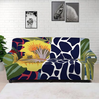 Exotic Patchwork Pattern Print Sofa Cover
