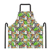 Exotic Tropical Giraffe Pattern Print Apron