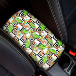 Exotic Tropical Giraffe Pattern Print Car Center Console Cover