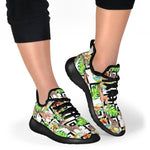 Exotic Tropical Giraffe Pattern Print Mesh Knit Shoes GearFrost