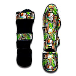 Exotic Tropical Giraffe Pattern Print Muay Thai Shin Guard