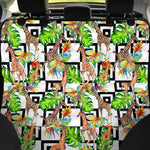 Exotic Tropical Giraffe Pattern Print Pet Car Back Seat Cover