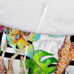 Exotic Tropical Giraffe Pattern Print Sofa Cover