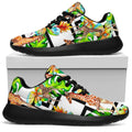 Exotic Tropical Giraffe Pattern Print Walking Shoes