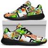 Exotic Tropical Giraffe Pattern Print Sport Shoes GearFrost