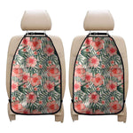 Exotic Tropical Hibiscus Pattern Print Car Seat Organizers