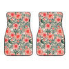 Exotic Tropical Hibiscus Pattern Print Front Car Floor Mats