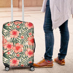 Exotic Tropical Hibiscus Pattern Print Luggage Cover GearFrost