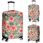 Exotic Tropical Hibiscus Pattern Print Luggage Cover GearFrost