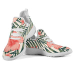 Exotic Tropical Hibiscus Pattern Print Mesh Knit Shoes GearFrost