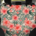 Exotic Tropical Hibiscus Pattern Print Pet Car Back Seat Cover