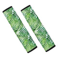 Exotic Tropical Leaf Pattern Print Car Seat Belt Covers