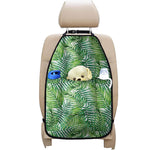 Exotic Tropical Leaf Pattern Print Car Seat Organizers