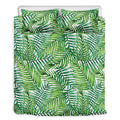 Exotic Tropical Leaf Pattern Print Duvet Cover Bedding Set