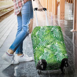 Exotic Tropical Leaf Pattern Print Luggage Cover GearFrost