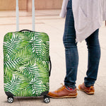 Exotic Tropical Leaf Pattern Print Luggage Cover GearFrost